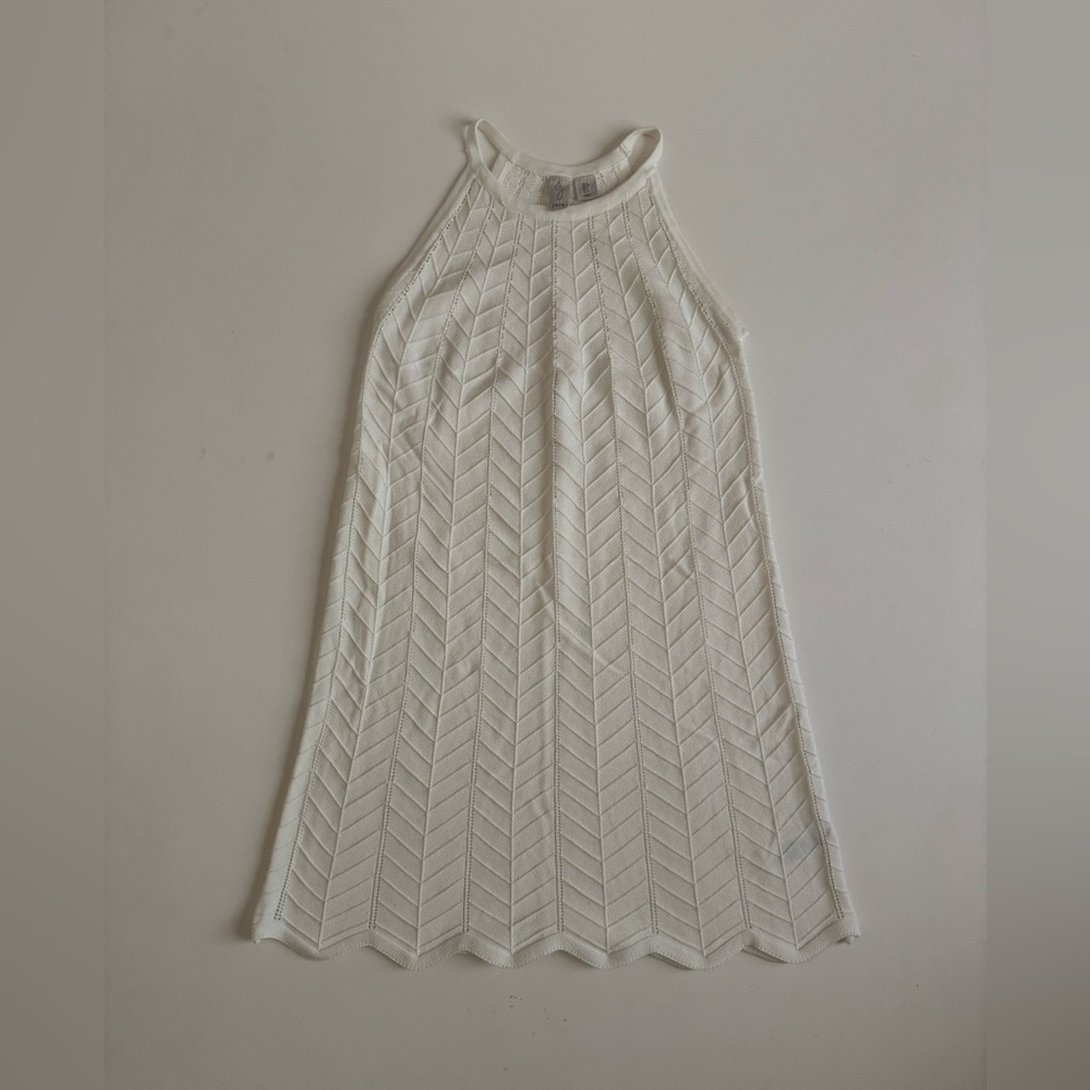 Joie White Halter Sundress Mini